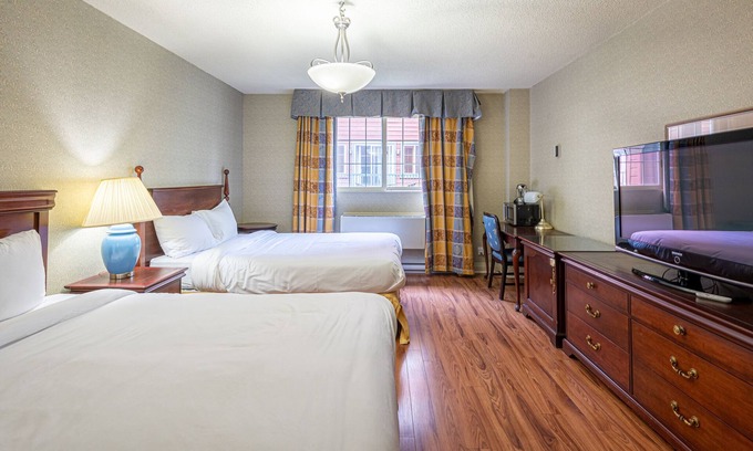 Saint-Sauveur Hotel | Chambre d'hôtel le Domaine 2 lits à Saint-Sauveur