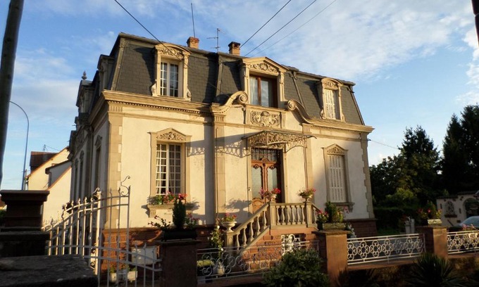 Haguenau House | Chambre individuelle à lit double dans une maison de Maître de 1904