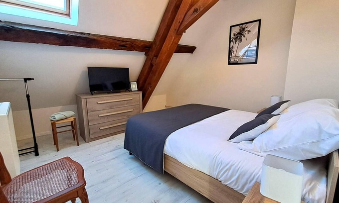 Evaux-les-Bains Apartment | Chambre La Tardes - Colocation entre curistes ou voyageur