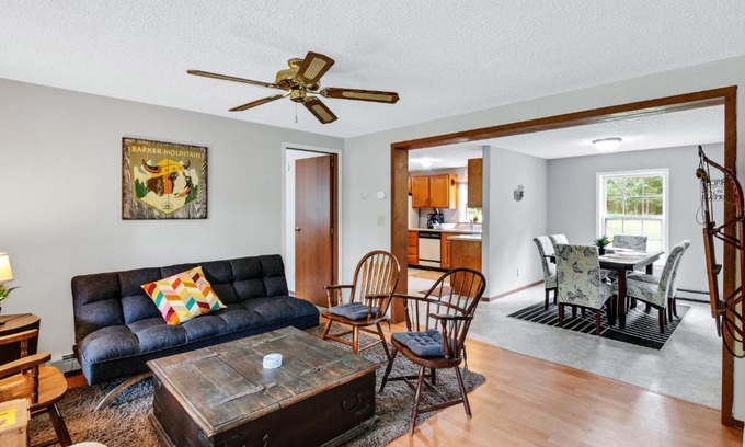 Bethel House | Chandler Hill Base Camp - Enjoy A Nature Getaway in this Rustic Home in the Mountains, 10 minutes from Sunday River Ski Mountain! home