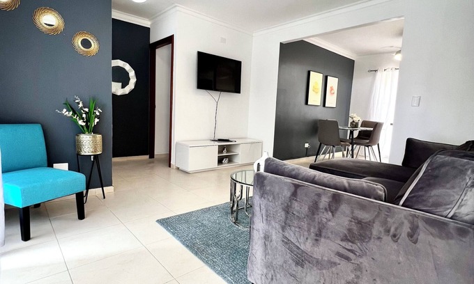 Punta Cana Apartment | Charming 2-bedroom apartment with AC, WiFi in Punta Cana with a bad yard.