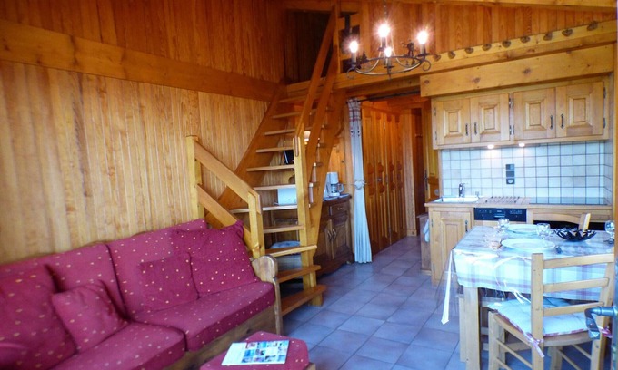 Les Saisies Apartment | Charming 2-room Les Saisies for 6, south balcony