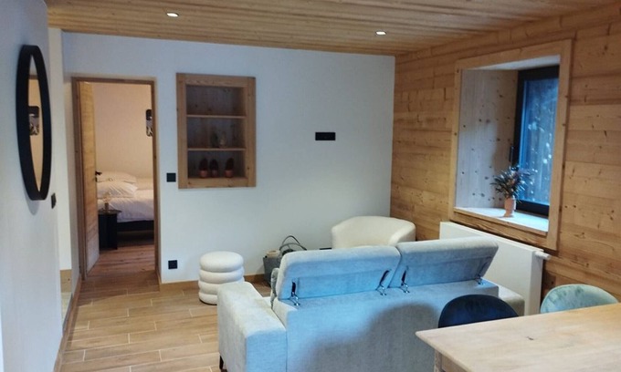 Saint-Jean-dʼAulps House | Charming 2BR Apartment with Garden, Parking, and Full Amenities in Saint-Jean-d'Aulps