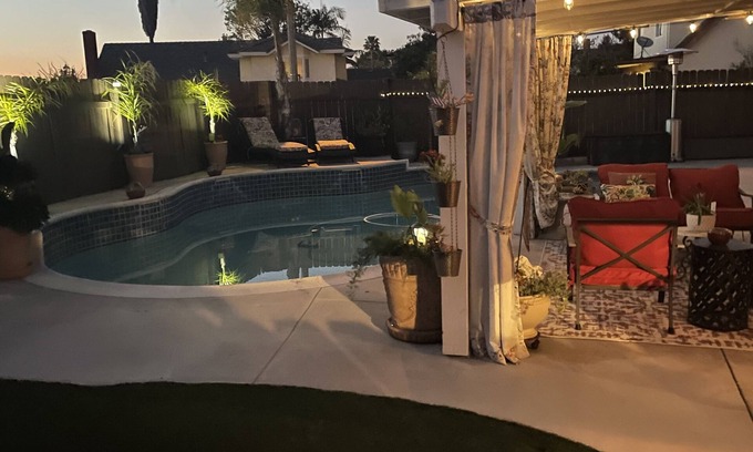 Mission Viejo House | Charming 3-bedroom, interior designed pool home