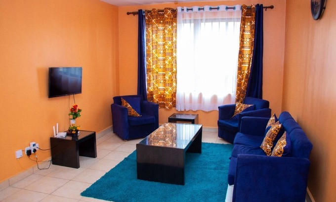 Athi River Apartment | Charming 3-bedroom apartment with a double bed near Airport