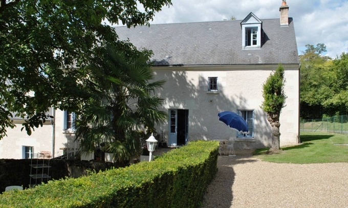 Blere Cottage | Charming 3-Level Cottage in Restored Mill with Private Garden, Fireplace, and Games Room in Bléré