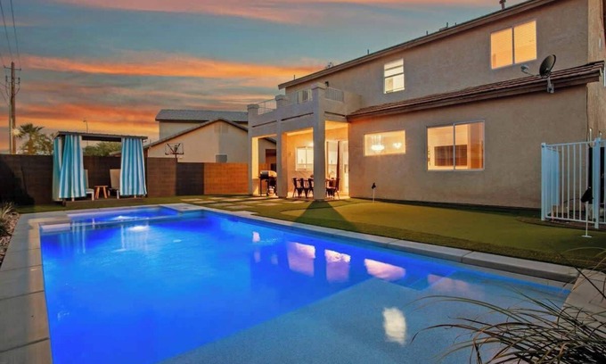 North Las Vegas House | Charming 4BR Home: Game Room Galore w/Pool&HotTub