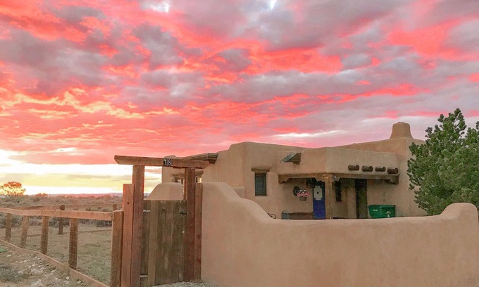 El Prado House | Charming adobe home with mountain views & natural light - central to attractions