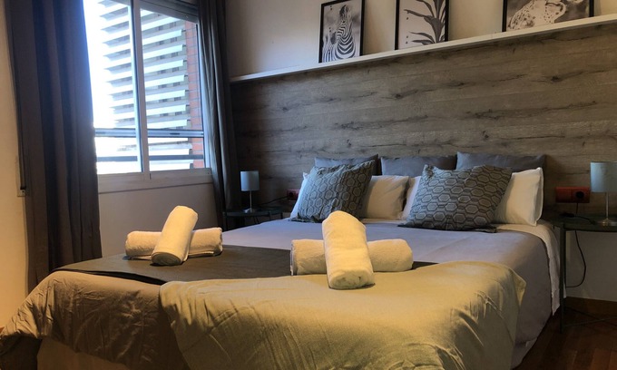 Sant Adria de Besos Condo | Charming and large apartment near the sea.
