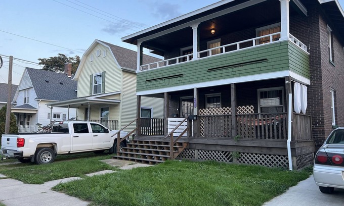 Alma Apartment | Charming apartment with a private balcony overlooking downtown Alma