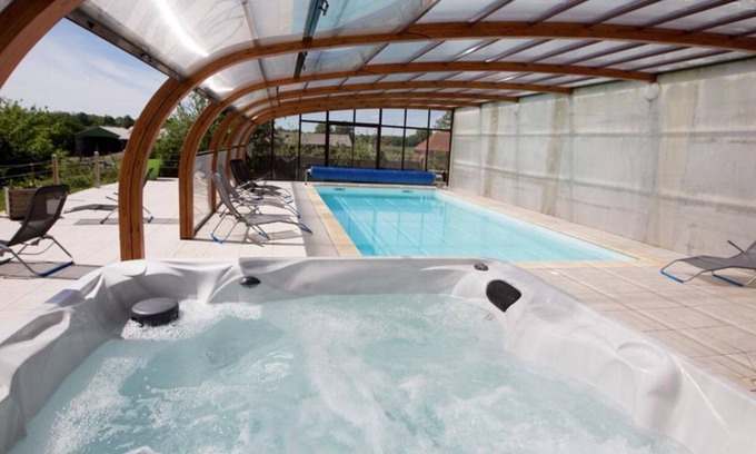 Savigny Cottage | Charming Countryside Home with Heated Pool, Spa, and Farm Experience