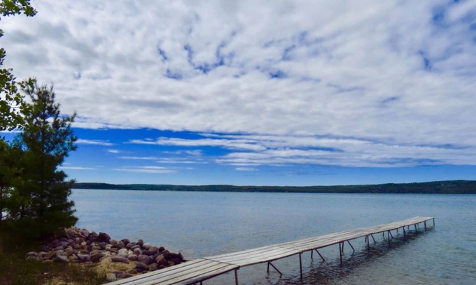 Lake Township House | Charming dog-friendly lakeside home w/ private dock, gas grill, & firepit!