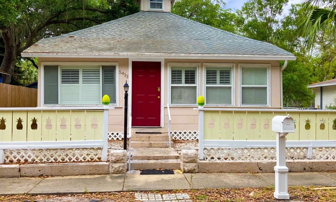 Gulfport House | Charming Downtown Home with Central AC, and WiFi - Snowbird-Friendly!