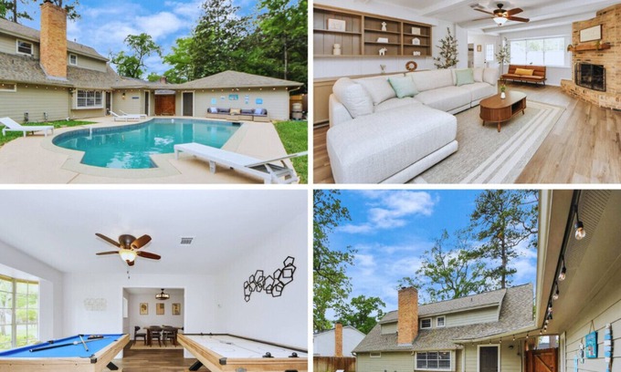 Conroe House | Charming Family Retreat w/Private Pool, Gameroom