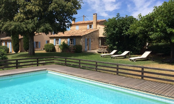 Saignon Villa | Charming farmhouse with stunning views on the Luberon mountains