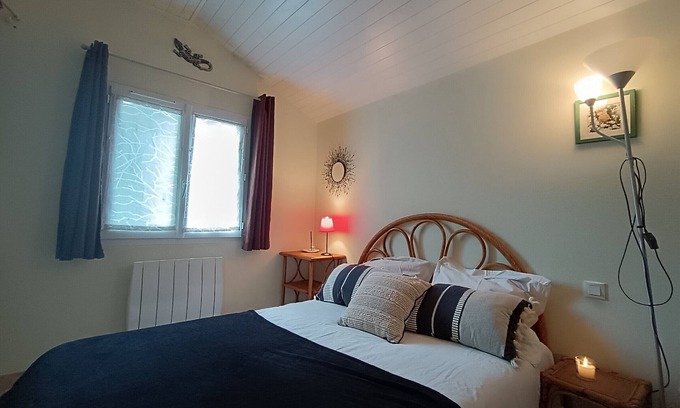 Saint-Brevin-l'Ocean House | Charming Beach House for 5 - Close to Amenities, 3 Bedrooms, BBQ, Parking, Near Main Beach