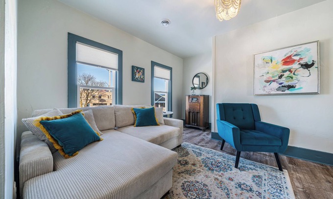Appleton Apartment | Charming, Furnished Retreat with a Yard—Just Minutes from Downtown Appleton