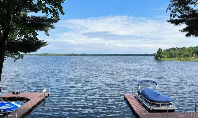 Aitkin Cabin | Charming Lakefront Cabin on Clean & Clear Big Pine Lake. Pet Friendly!n