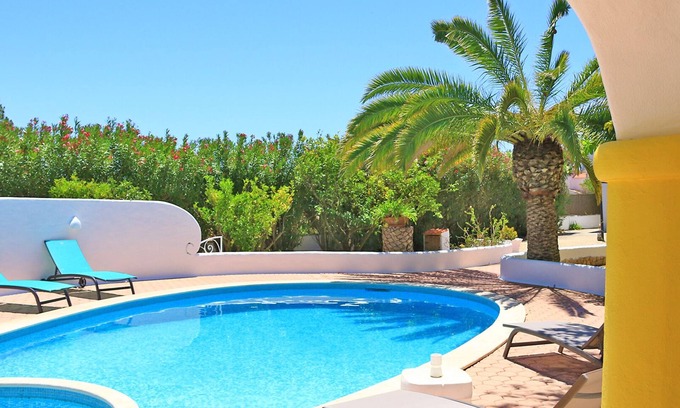 Porches Villa | Charming modern 2 bed 2 bath private pool villa, enormous kitchen, beach 2km!