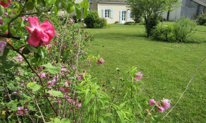 Channay-sur-Lathan Cottage | Charming Restored Barn with Large Garden in Tranquil Touraine Countryside