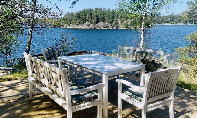 Varmdo Cottage | Charming Rustic Swedish Archipelago Cottage by the water