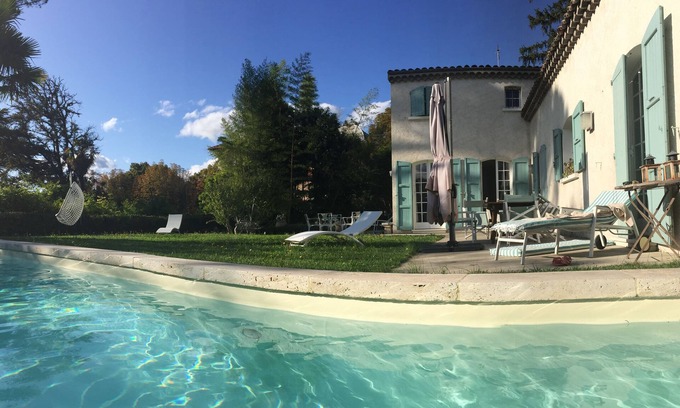 Manosque House | Charming villa, exceptional view over the rooftops of Manosque, heated swimming pool