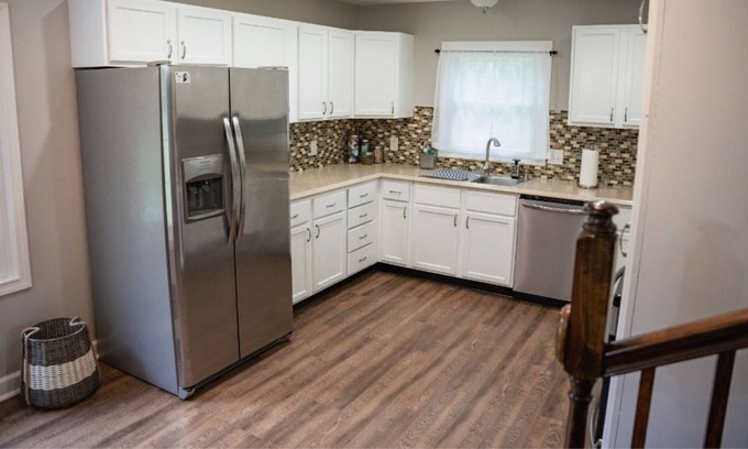 Wayne Apartment | Cheerful 2 bedroom home with indoor fireplace!