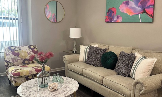 Legacy Park Apartment | Chic 1-bedroom corporate apartment in lovely Plano with fitness room, AC