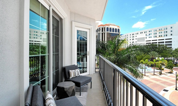 Central Sarasota Condo | Chic 1BR Heart of Downtown City Views & Private Balcony!