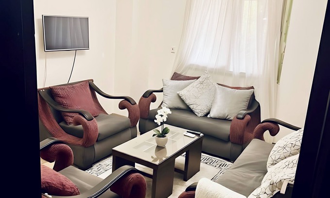 Sheikh Zayed City Apartment | Chic 2-bedroom apartment in wonderful El Sheikh Zayed City with AC