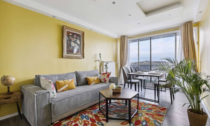 Colombes Apartment | Chic and Spacious Apart With Parking