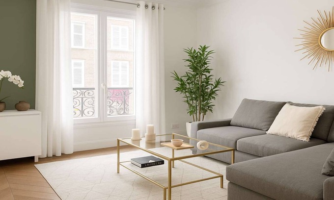 Epinettes Apartment | Chic and Spacious flat with elevator for 6