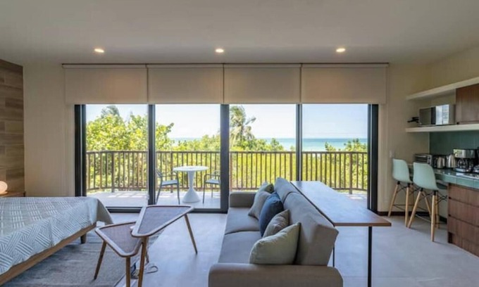 Isla Holbox Apartment | Chic Loft with Spectacular Ocean Views - C102
