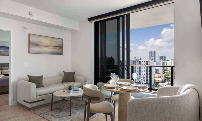 North Beach Apartment | Chic Miami Retreat Stylish 2BR Gem for 6