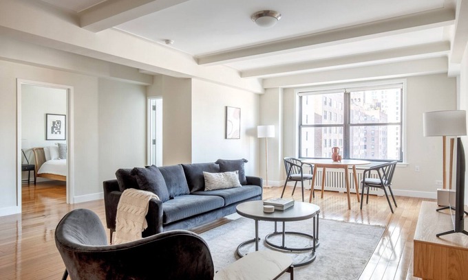 Sutton Place Apartment | Chic Midtown East 2BR w/Elevator & Doorman, nr East River, by Blueground