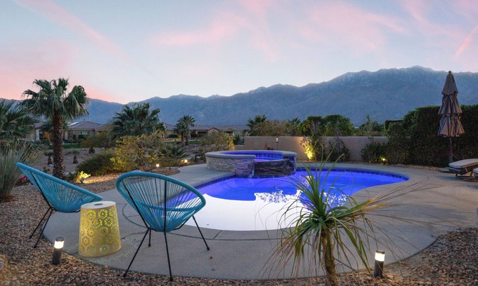 Palm Springs House | Chimayo Villa, Poolside Mtn, Views, close to PS