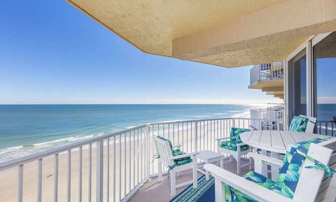 Daytona Beach Shores Condo | ☀CHRISTMAS ON THE BEACH!☀ The Shores Club #804 - Pickleball Court - Heated Pool