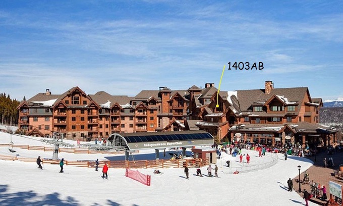 Breckenridge Condo | Christmas Week Ski In/Out Mtn View Sleeps 8 Grand Lodge Peak 7 Breckenridge CO