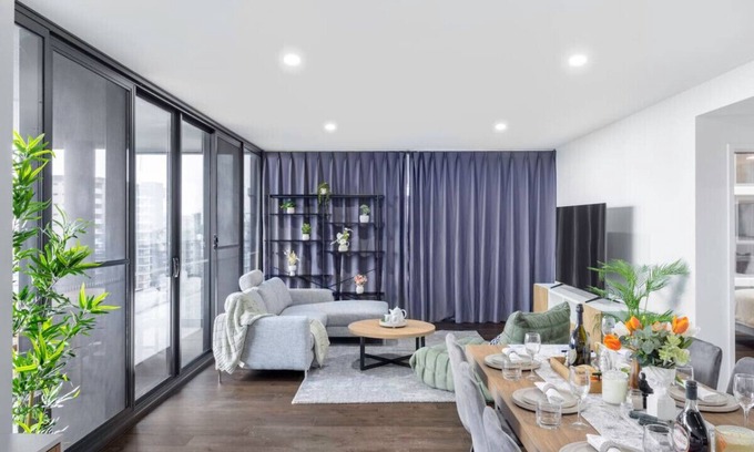 South Brisbane Apartment | Cityview 4 Beds/FR Carpark/pool at South Bank
