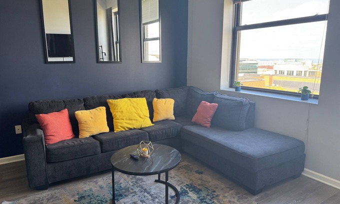 Downtown Cleveland Apartment | CLE Downtown Stay - Walk to Games & Dining
