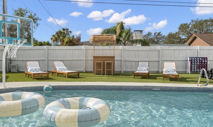 Clearwater House | Clearwater ICONIC HeatedPool+MiniGolf Sleeps 11