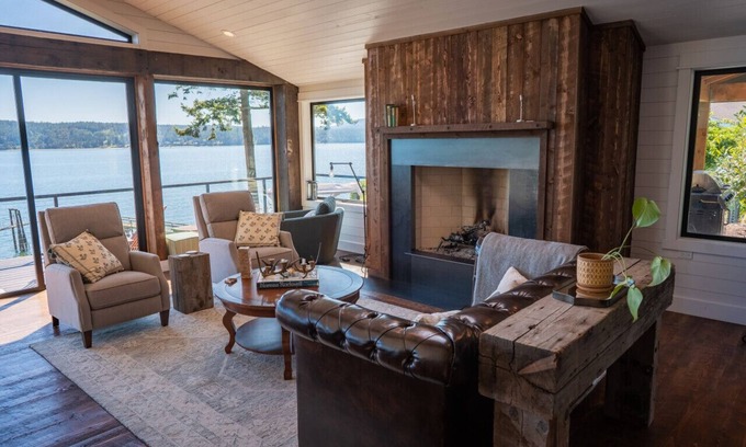 Sequim House | Cliff House on Sequim Bay- Dock, Kayaks, Olympic National Park