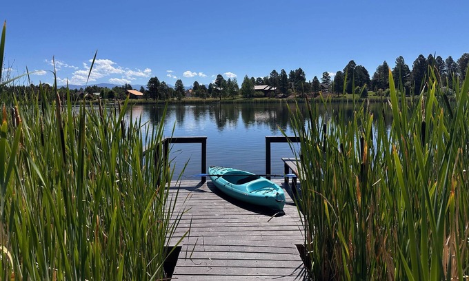 Pagosa Springs House | Clover Cottage - New! Lake Front Home, Newly Remodeled, Hot Tub, Game Room, Views!