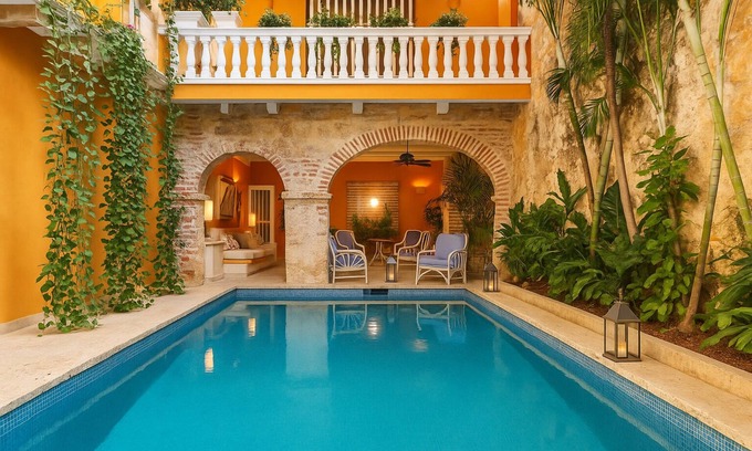 Cartagena Walled City House | 15 Bedroom nicest mansion available 4 rent in Cartagena