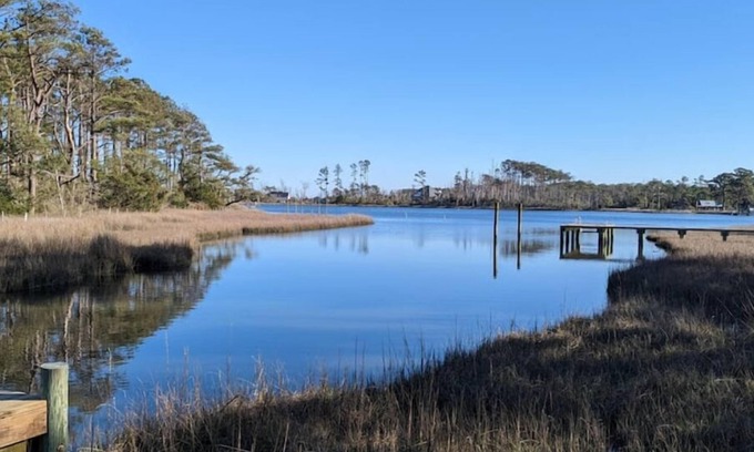 Smyrna Apartment | Coastal Birdsong waterfront apt