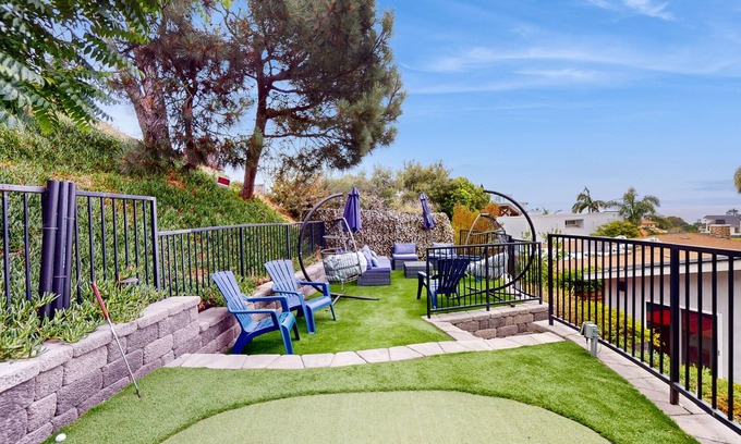 La Jolla Mesa House | Coastal Cabana - Bird Rock retreat with hot tub, firepit & ocean-view terrace