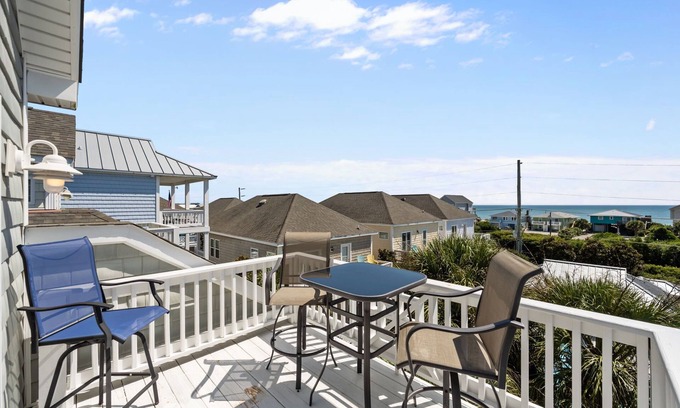 Surf City House | Coastal Escape, Pool, Elevator—Salty Pause