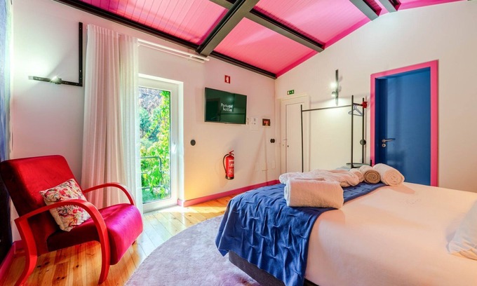 Moimenta da Beira Apartment | Color Room at The Mill Retreat by Portugal Active