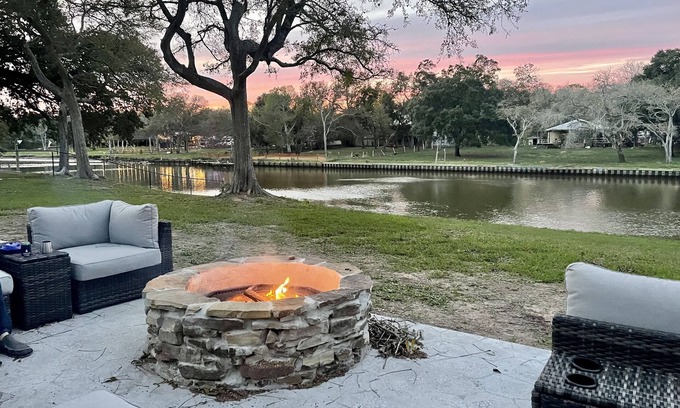 Cedar Lane House | Come and relax by the creek for your vacation!