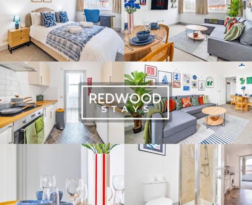 Rushmoor District Apartment | Comfortable and Homely 1-Bedroom 1-Bathroom Serviced Apartment with Free Parking, Free WiFi By Redwood Stays